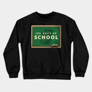 happy 100 days of school Crewneck Sweatshirt